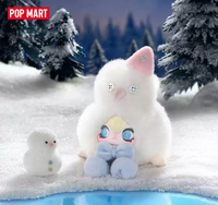 Vente en gros de figurines authentiques POPMART Hatti Blind Box, série Moonlight Collection, poupée en peluche porte-clés