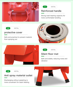 Concasseur polyvalent Strosen pour fruits <span class=keywords><strong>et</strong></span> légumes Broyeur de traitement d'aliments pour animaux d'élevage Broyeur d'équipement d'élevage de chèvres Coupe-paille - Product Image 2