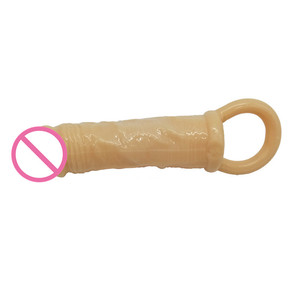 Productos sexuales masculinos con extensor reutilizable <span class=keywords><strong>de</strong></span> cristal, funda <span class=keywords><strong>de</strong></span> silicona para pene, condón - Product Image 2
