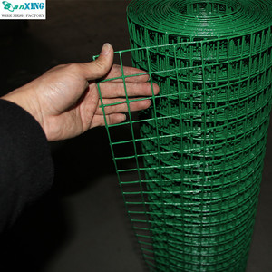 Rouleaux de grillage soudé en PVC vert pour clôture de jardin, prix usine, haute qualité - Product Image 2