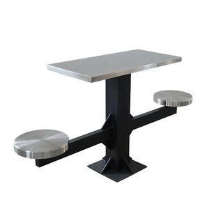 Heavy Duty Industrial Inox 304 Stainless Steel Rectangular Prison <strong>Table</strong> School <strong>Canteen</strong> <strong>Table</strong> Manufacturer - Product Image 1