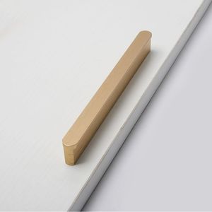 Wholesale Solid Aluminum Cabinet Handles Long <strong>Black</strong> Gold Pulls <strong>Knobs</strong> for Kitchen Cupboard Dresser Drawer Furniture Hardware - Product Image 1