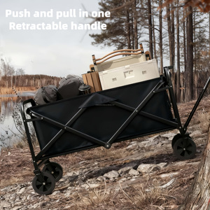 Chariot de plage pliable TIANHAIDA, chariot utilitaire de camping, chariot de jardin en métal, chariot à main portable, chariot pliable <span class=keywords><strong>d</strong></span>'extérieur - Product Image 2