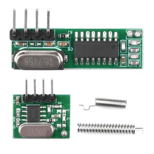 433Mhz Superheterodyne RF Receiver & <b>Transmitter</b> Module - High - Performance for <b>Wireless</b> Communication - Product Image 1