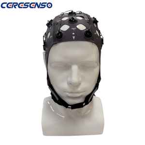 CéréSenso – Casque TDCS <span class=keywords><strong>EEG</strong></span> modulaire 74 canaux avec base annulaire détachable 12x6mm et fils de stimulation électrique pour la recherche en neuromodulation - Product Image 1