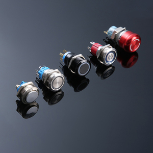 Lamba metal basmalı anahtar su geçirmez anahtarı ile kendinden kilitlemeli paslanmaz çelik düğme - Product Image 2