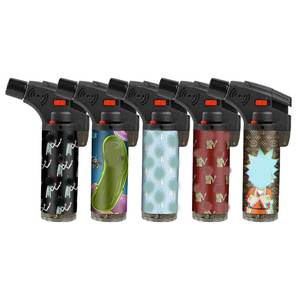 TECHNO Encendedor Antorcha Ajustable a Prueba de Viento, Encendedor Recargable con Logotipo Personalizado, Nuevo Diseño - Product Image 1