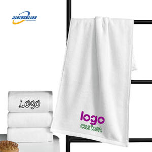 Bordado logotipo personalizado belleza algodón blanco baño Hotel <span class=keywords><strong>fisioterapia</strong></span> habitación rectángulo SPA salón <span class=keywords><strong>de</strong></span> uñas Toalla <span class=keywords><strong>de</strong></span> peluquero - Product Image 4