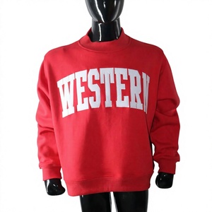 Sudadera de cuello redondo estilo universitario para mujer, con gráfico personalizado, tipo jersey, oversize, informal, estilo urbano, al por mayor, fabricante - Product Image 1