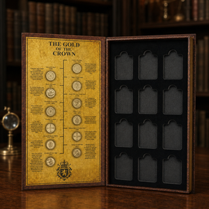 Calendrier de l'Avent DIY style livre vintage, boîte cadeau mystère, rangement pour pièces de monnaie, en similicuir, compte à rebours de Noël, vente en gros CE RoHS TGOC-001 - Product Image 4