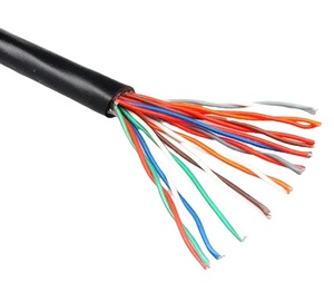 10 pair 23AWG 24AWG bare copper armored underground jelly filled telecom <b>telephone</b> <b>cables</b> - Product Image 3