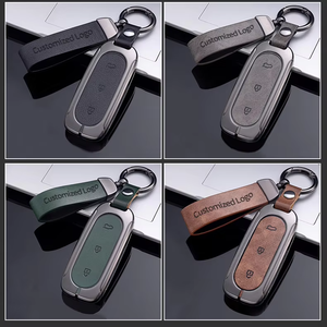Kẽm Hợp Kim Da Chìa Khóa Xe Fob Trường Hợp Bìa Cho Lixiang <span class=keywords><strong>L7</strong></span> L8 L9 Chìa Khóa Xe Phụ Kiện Chìa Khóa Xe Kim Loại Trường Hợp - Product Image 4