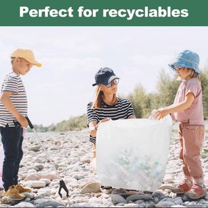 ถุงพลาสติกใส่ของชำแบบใช้ซ้ำได้ หนา ทนทาน - Product Image 2