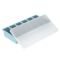 Moule en silicone rectangulaire de qualité alimentaire pour la fabrication de six bâtonnets de glace, réutilisable, écologique, compatible lave-vaisselle, vente en gros usine
