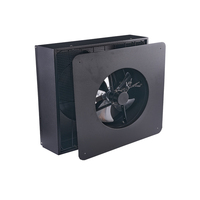 Ventilateur de toit solaire axial 60W 14'' avec moteur DC sans balais, personnalisable OEM, débit d'air 2200-2500CMH, garantie 2 ans