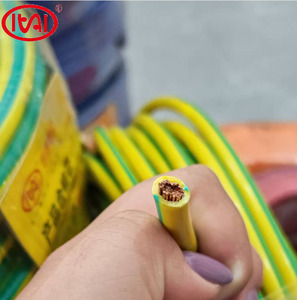 Kabel Listrik Inti Tembaga Berisolasi PVC Harga Pabrik 450/750V 1.5mm 2.5mm 4mm untuk Bangunan & Rumah H07V-R - Product Image 1