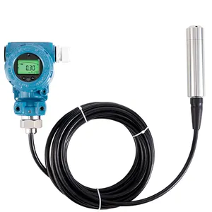 4~20ma 5m Level Switch Input Liquid Level Transmitter Pressure Sensor Intelligent Digital Display Water Tank Level Controller