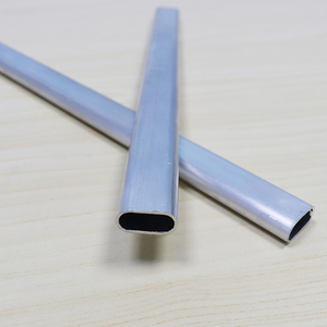 Profils en aluminium extrudé de petite taille ovale 6061 6063 T5 <span class=keywords><strong>T6</strong></span>, finition argentée anodisée - Product Image 1