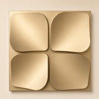 Panneaux de plafond en aluminium courbés 3D, système de plafond suspendu en métal décoratif moderne pour la décoration intérieure des bureaux et des centres commerciaux