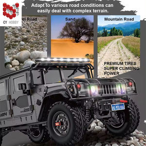 1/10 2,4G 4WD <span class=keywords><strong>Hummer</strong></span> H1 Pickup SUV Control remoto eléctrico <span class=keywords><strong>RC</strong></span> coche de juguete para niños (versión de perfil alto) - Product Image 4