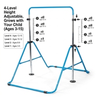 Barre de gymnastique pliable réglable pour enfants, barre horizontale d'entraînement à domicile pour enfants, barre de fitness pour tout-petits