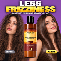 Après-shampoing nourrissant en profondeur à l'huile d'argan marocaine YOGI OEM : Cheveux lisses, doux et brillants