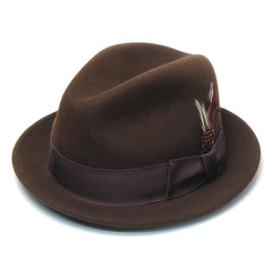 Chapeau Fedora en feutre de laine mélangée de fourrure de lapin de luxe, taille multiple, classique, unisexe, vente en gros, sombreros, mode femme homme - Product Image 5