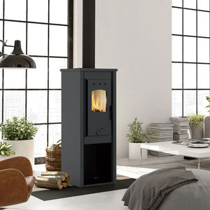 Poêle à bois R0602A, design fin et haut, sans fumée, durable, écologique, chauffage intérieur, <span class=keywords><strong>foyer</strong></span> en acier, poêle à bois - Product Image 1