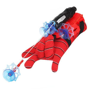 新着スパイダーマンウェブシューター教育玩具スパイダートイズプラスチック製コスプレ壁取り付け可能吸盤発売用コスチューム玩具 - Product Image 1