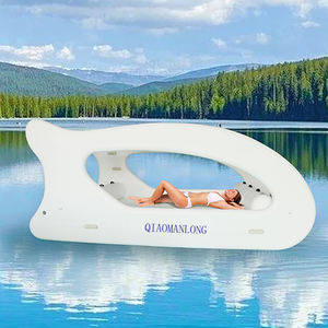 Lujoso catamarán inflable eléctrico de barco flotante de ocio para pesca y catamarán de deportes acuáticos - Product Image 2