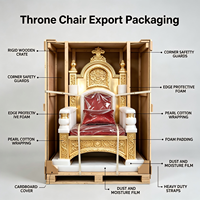 Chaises de trône, chaises de chef et chaises d'auditorium de style européen, luxueuses et dorées. Les couleurs et les tissus peuvent être personnalisés.