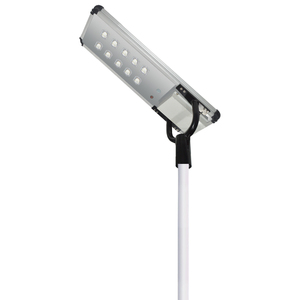 ไฟถนนโซลาร์เซลล์ LED อลูมิเนียมอัลลอยด์ กันน้ำ IP65 แสงขาว 5000K พร้อมเซ็นเซอร์ตรวจจับความเคลื่อนไหว สำหรับภายนอกอาคาร ประเภทที่ 3 85lm/W รับประกัน 10 ปี - Product Image 1