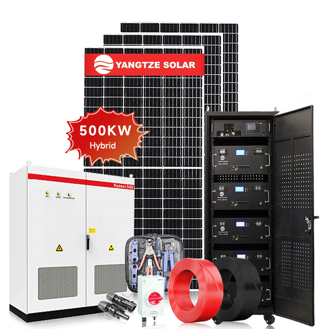 100kw 10kv 20kw 60kw 500kw Home Complete on Hybrid Solar System Panel Kit Three Phase off Grid Price