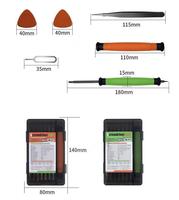 Kit de tournevis de précision 39 en 1 outil de télécommunication ordinateur ensemble d'outils de réparation de téléphone portable