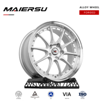 Jantes forgées multi-rayons 18 19 20 21 22 pouces à lèvre polie 5x112 5x114.3 5x120 pour Civic Corolla Camry A3 Série 3 Classe C Model 3