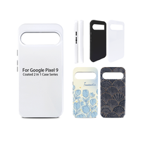 Coque de téléphone 2-en-1 Subbank en sublimation 3D pour Google Pixel 9/9 Pro – Design simple et créatif, finition mate et brillante