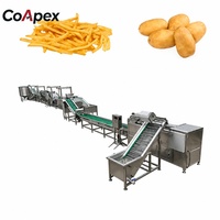 Ligne de production de frites surgelées à commande PLC, avancée pour une production à grande échelle