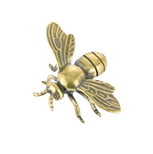 2022 Neues Design Antiker Bienenkönigin Miniatur-Bienenkasten aus Messing - Product Image 1