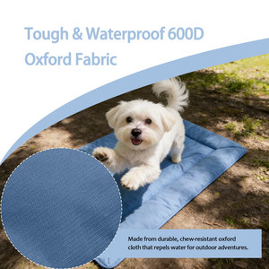 Alfombra Plegable para <span class=keywords><strong>Perros</strong></span> para Exteriores, Tela Oxford 600D Resistente al Agua, Portátil con Asa para <span class=keywords><strong>Camping</strong></span>, Picnic, Playa y Viajes - Product Image 2