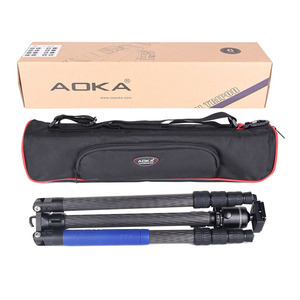 Aoka KU254C + KK33 Tải 13KGS Sợi Carbon Trọng Lượng Nhẹ Máy Ảnh Kỹ Thuật Số Nhỏ Gọn Video Tripod - Product Image 5
