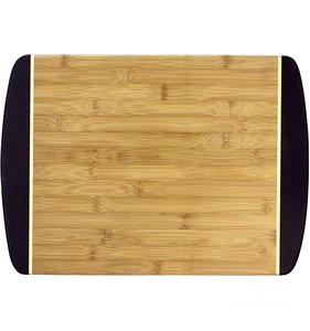 Tabla de cortar de bambú extra grande de dos tonos, tabla de cortar de bambú orgánico - Product Image 5