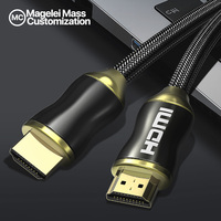 Hot Sell 1M 2M 3M 5M 10M 15M 4K 60Hz vergoldetes Nylon-Baraided-HDMI-zu-HDMI-Kabel Für UHD FHD 3D Xbox PS3 PS4-Fernseher