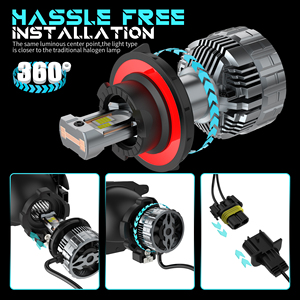 Đèn <span class=keywords><strong>LED</strong></span> ô tô CL33 360W 40000LM 6000K, đèn <span class=keywords><strong>LED</strong></span> H4 H11 sáu ống đồng, H1 9005 9006, đèn pha ô tô <span class=keywords><strong>LED</strong></span> H7 <span class=keywords><strong>12V</strong></span>, bóng đèn H4 <span class=keywords><strong>LED</strong></span> ô tô, đèn H13 - Product Image 6