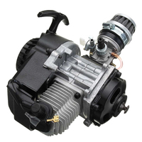 Moteur complet de moto 49cc 2 temps avec carburateur et filtre à air CARB Pocket Bike Mini Dirt ATV Quad