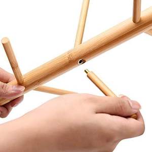 Porte-gobelet en bambou 6 crochets Cet arbre porte-gobelet peut être utilisé pour stocker des comptoirs largement utilisés dans les cafés et restaurants pour la maison et - Product Image 5