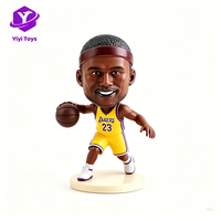 Nuevo Juguete de PVC Personalizado de Alta Calidad con Temática Deportiva, Mini Figura de Dibujos Animados Impresa en 3D, Personalizada para Decoración de Coche o Escritorio