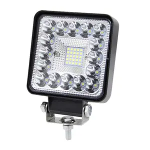 28mm 123W Led 일 빛 사각 Led 빛 트럭, 오프로드 차량, ATV, SUV, UTV,4WD, 지프, 배를 위한 홍수 떨어져 도로