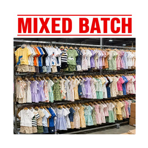 Conjuntos de Ropa Infantil de Algodón de Alta Calidad, Lote Mixto, Ropa de Verano para Niños y Niñas, Venta al Por Mayor - Product Image 1