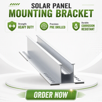 Structure de support solaire en aluminium de haute qualité YZ pour champ ouvert, mini-rail, prix compétitif, montage solaire rapide, garantie 25 ans