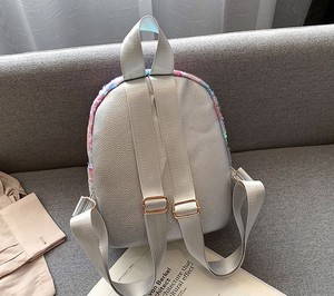 Zaino da viaggio con paillettes arcobaleno colorato <span class=keywords><strong>per</strong></span> ragazze Versatile in pelle sintetica borsa da scuola graziosa nuova progettazione <span class=keywords><strong>per</strong></span> i bambini - Product Image 5